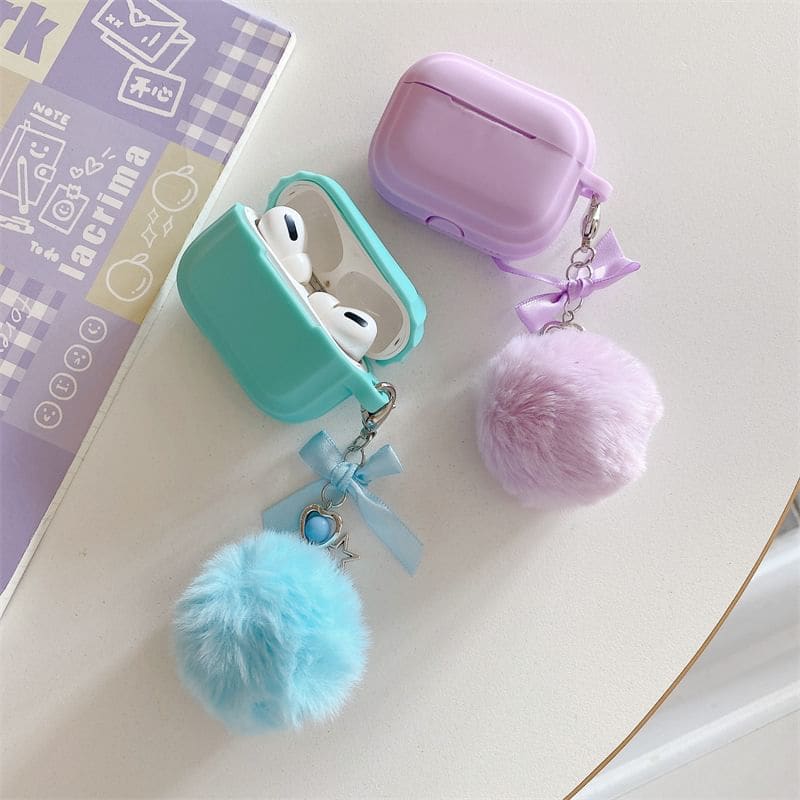 Ribbon Pom Pom AirPods / Pro Earphone Case Skin