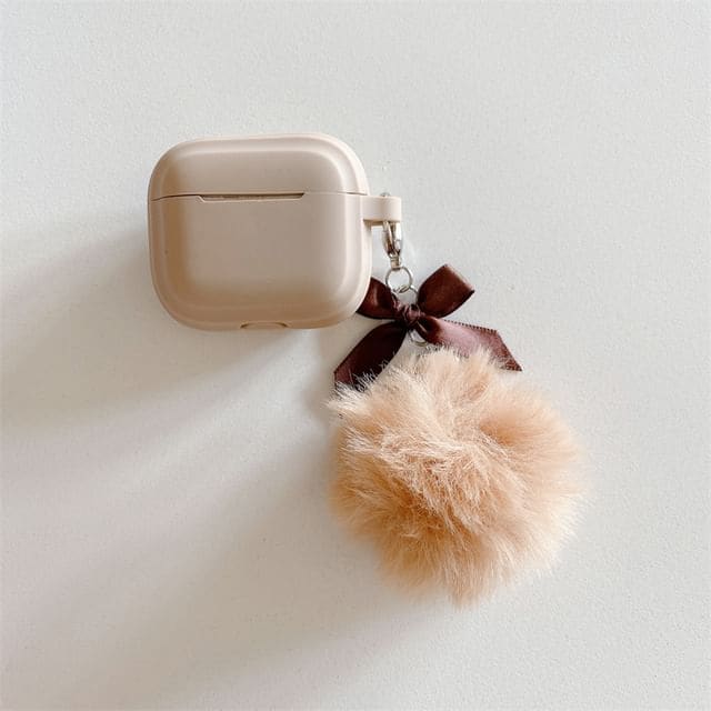 Ribbon Pom Pom AirPods / Pro Earphone Case Skin - Light