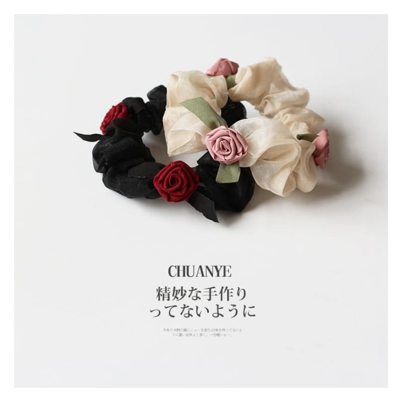 Rose Scrunchie