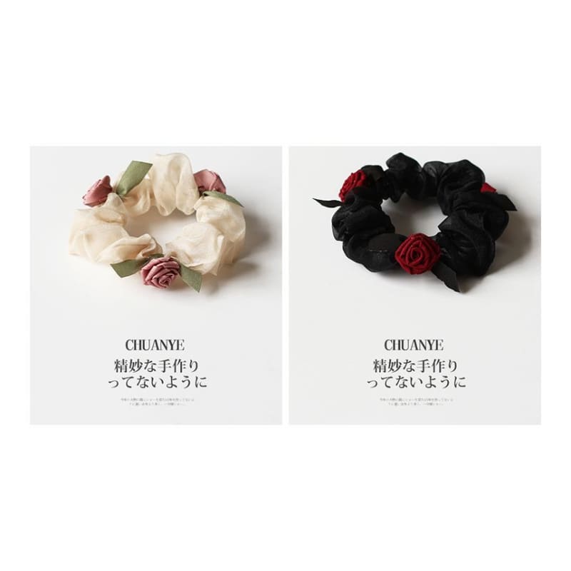 Rose Scrunchie