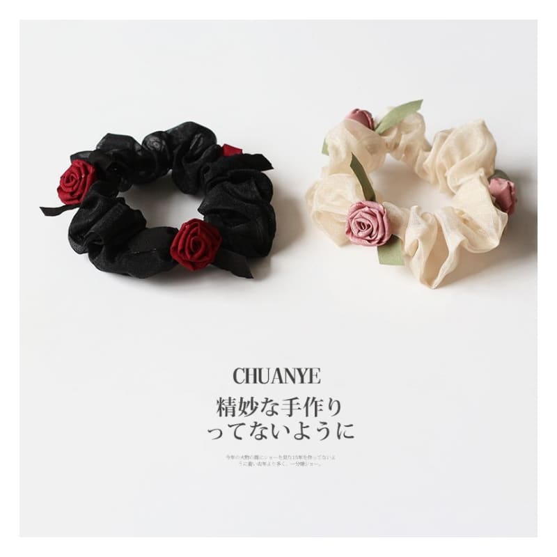 Rose Scrunchie