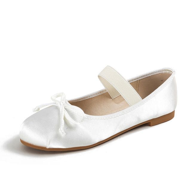 Round Toe Ribbon Flats Egirldoll