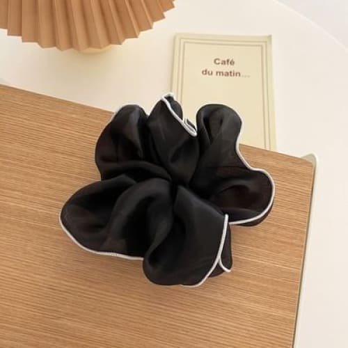 Ruffle Mesh Scrunchie