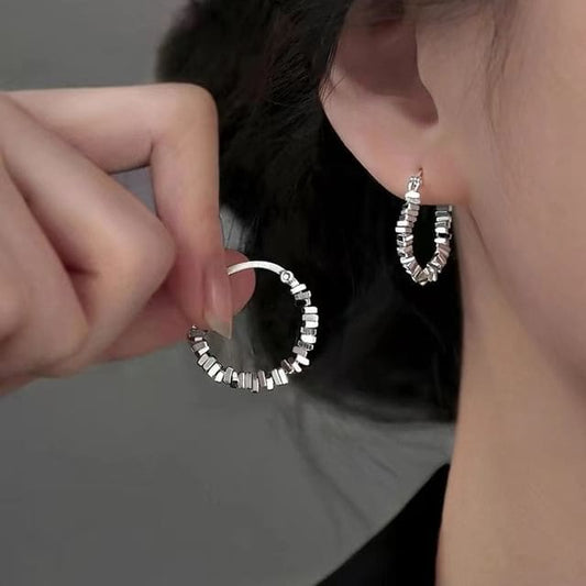 S925 Sterling Silver Hoop Earring