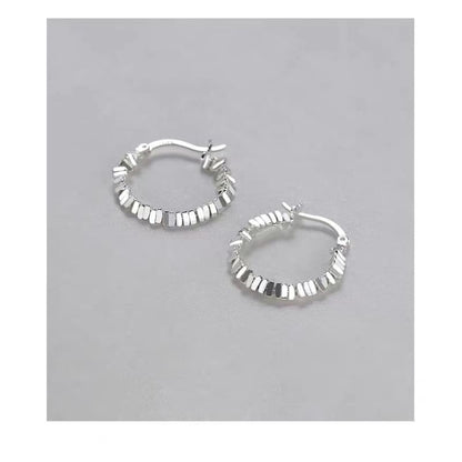 S925 Sterling Silver Hoop Earring