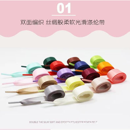 Satin Ribbon Shoelaces