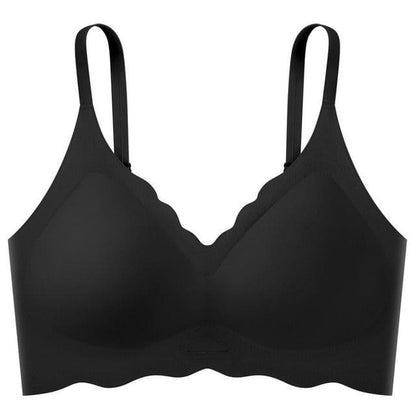 Seamless Wireless Bra - Black / S