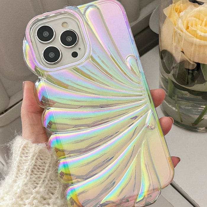 Seashell Holographic iPhone Case - IPhone Case