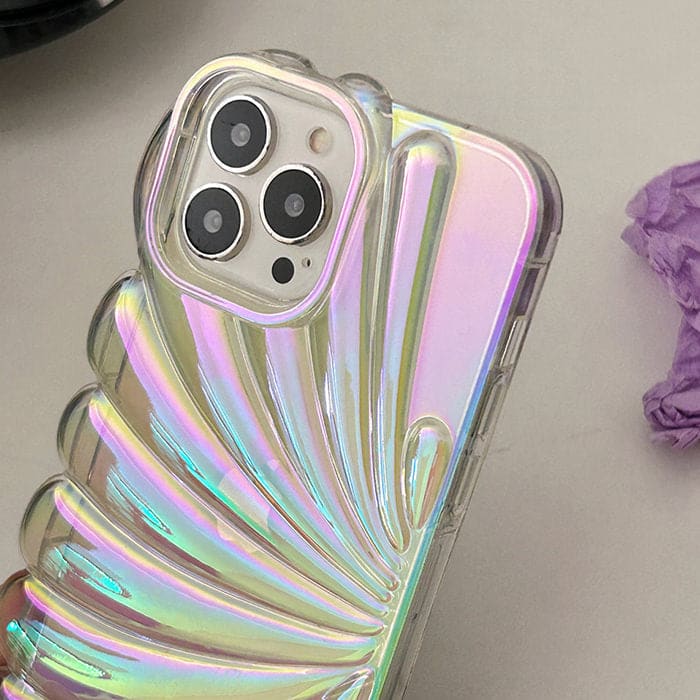 Seashell Holographic iPhone Case - IPhone Case