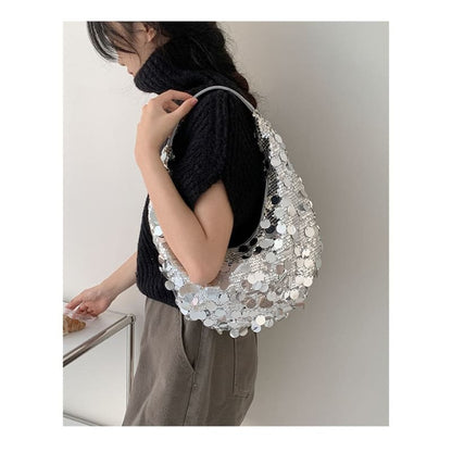 Sequin Hobo Bag