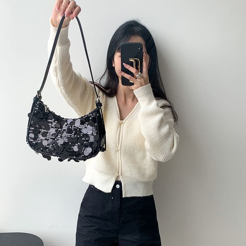 Sequin Shoulder Bag