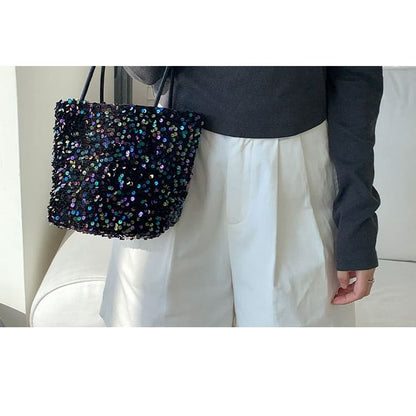 Sequin Tote Bag