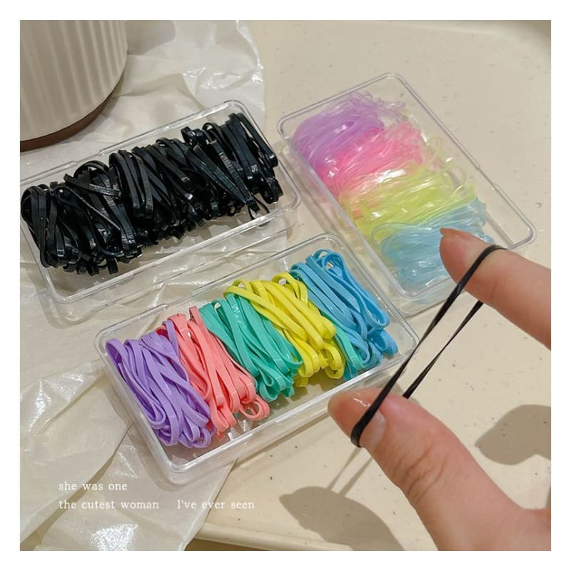 Set of 100: Disposable Hair Tie