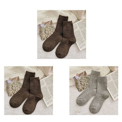 Set of 2 Pairs: Pain Splatter Ribbed Socks - Set of 3 Pairs