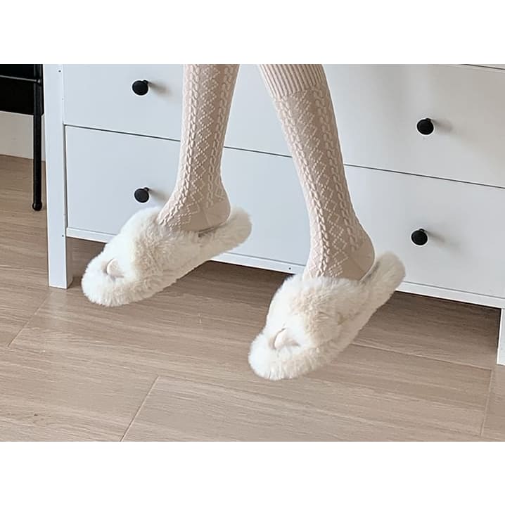 Set of 2 Pairs: Plain Knee High Socks