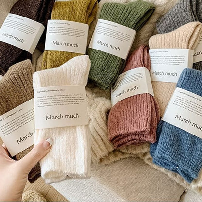 Set of 2 Pairs: Plain Ribbed Socks