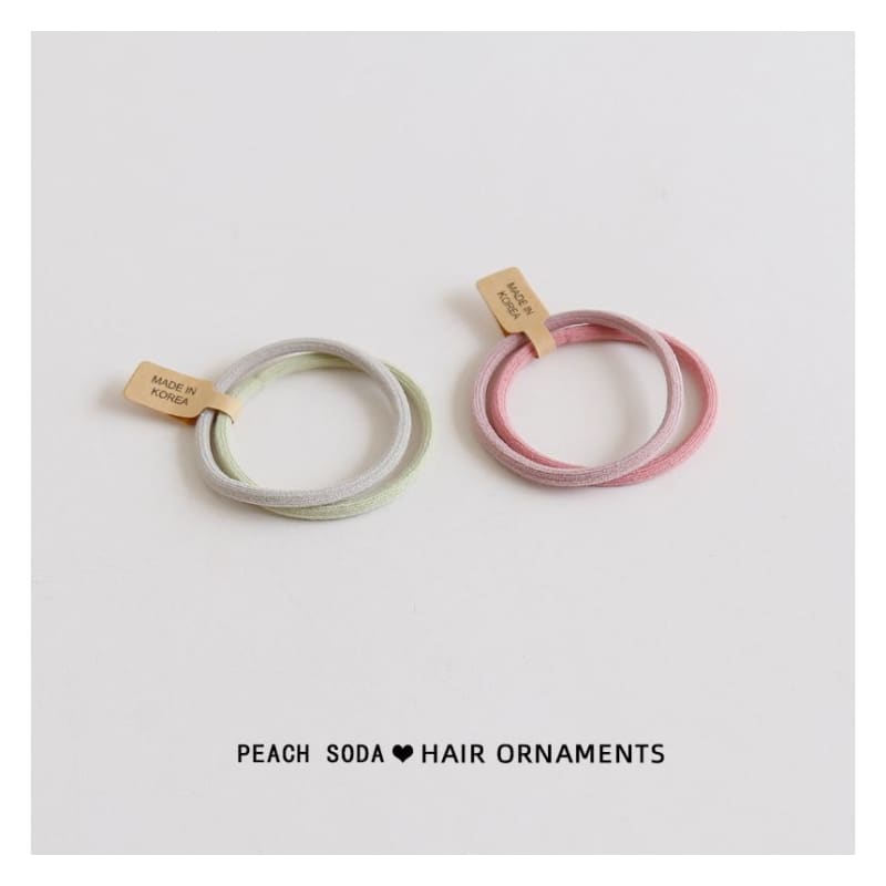 Set of 2: Plain Hair Tie