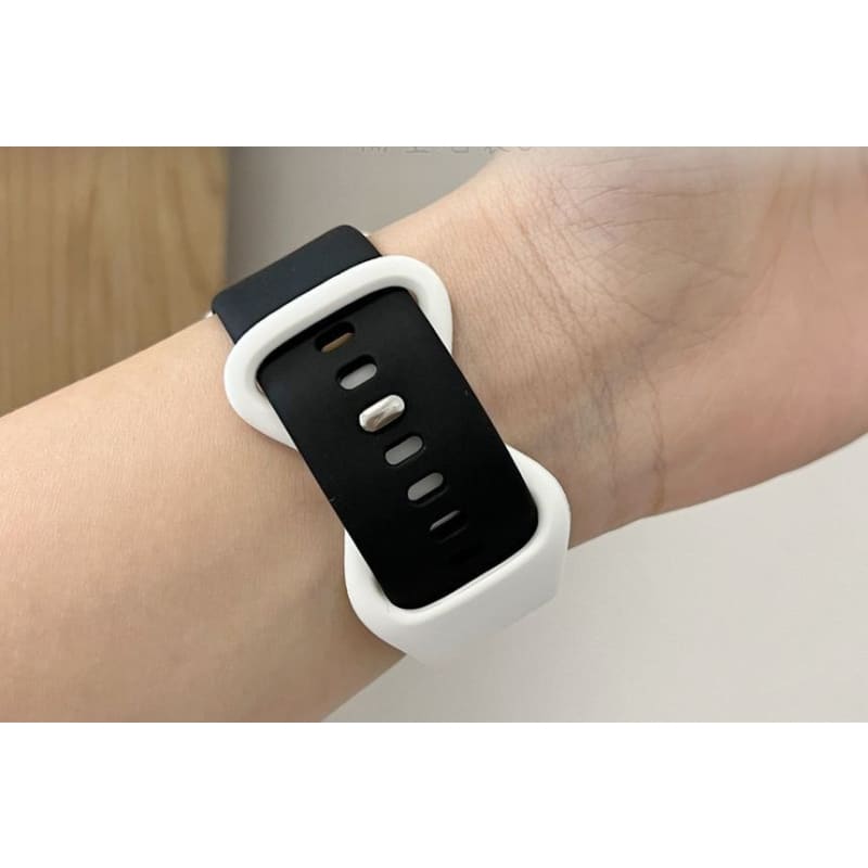 Set of 2: Two-Tone Silicone Apple Watch Band (various