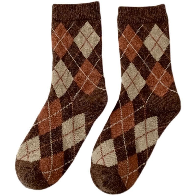 Set of 3: Argyle Socks