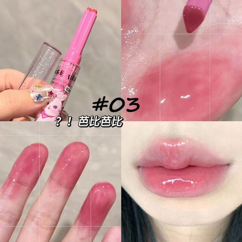 Set of 3: Heart Shaped Lip Gloss (1-3)