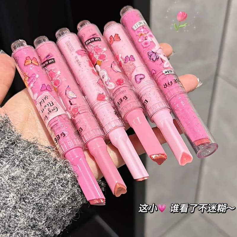 Set of 3: Heart Shaped Lip Gloss (1-3)