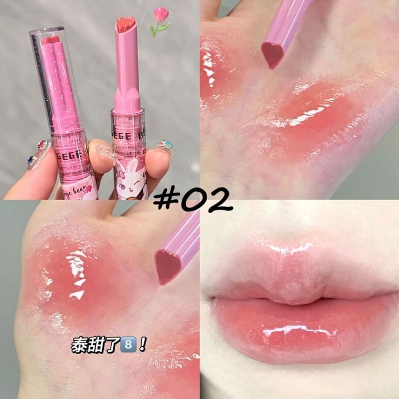 Set of 3: Heart Shaped Lip Gloss (1-3)