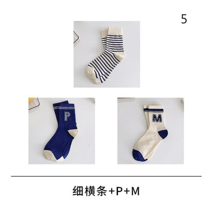 Set Of 3 Pairs: Print Socks