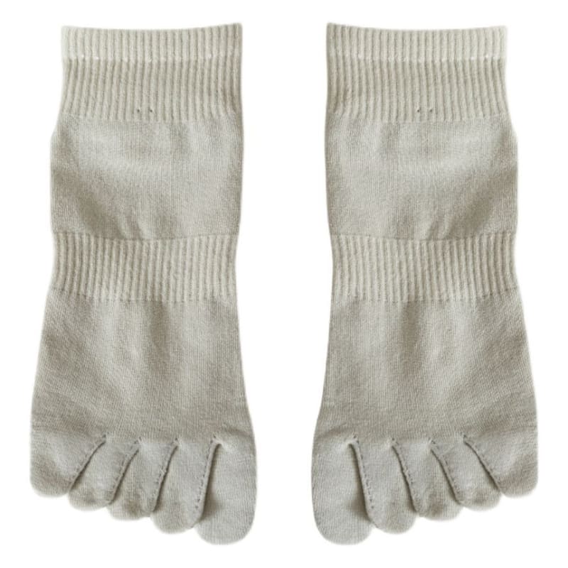 Set Of 3 Pairs: Toe Socks