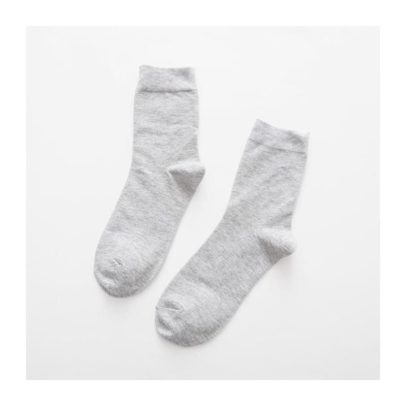 Set of 4: Plain Socks