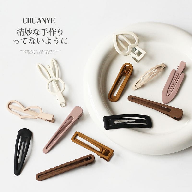 Set of 6: Alloy Hair Clip