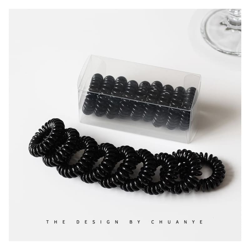 Set of 9: Coil Hair Tie