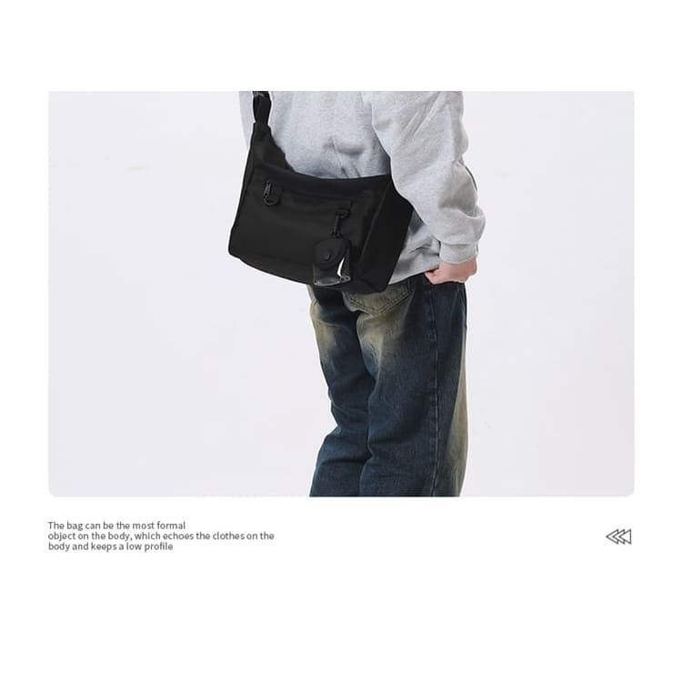 Set: Plain Crossbody Bag + Coin Purse