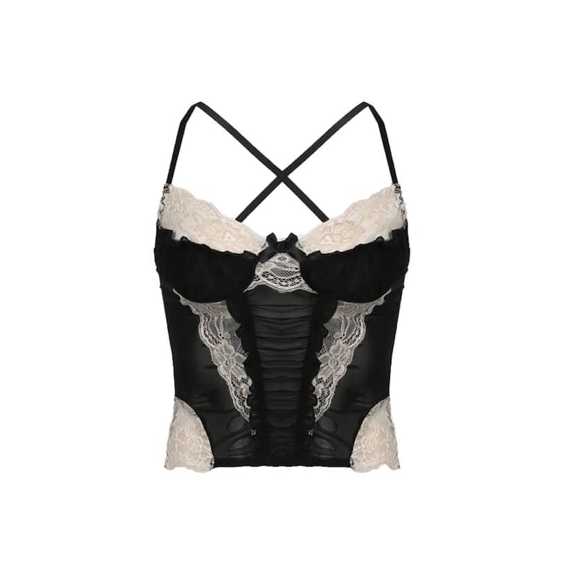 Sexy Lace Floral Camisole SpreePicky