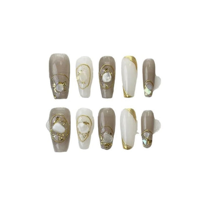 Shell Faux Nail Tips