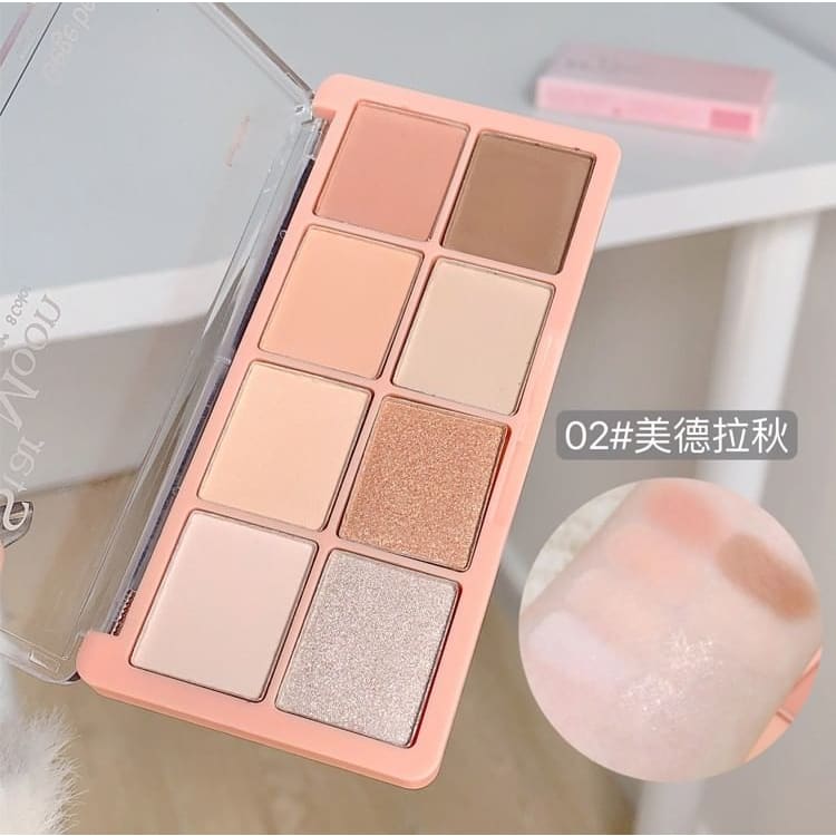 Shimmer 8 Colors Eyeshadow Palette - Pink Blossom