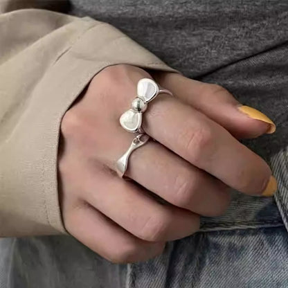 Silver Tone Open Ring