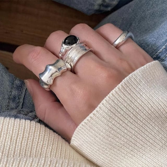 Silver Tone Open Ring