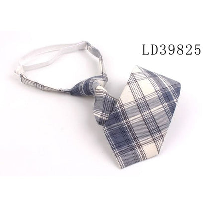 Skinny Casual Plaid Neck Tie MK16994