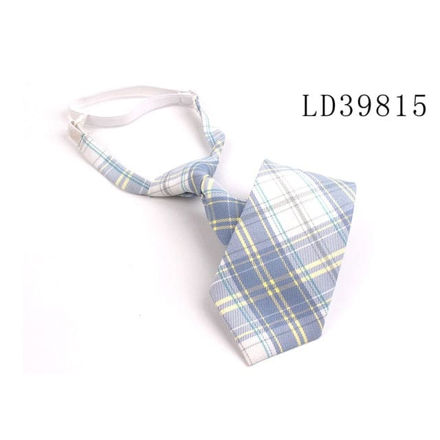 Skinny Casual Plaid Neck Tie MK16994