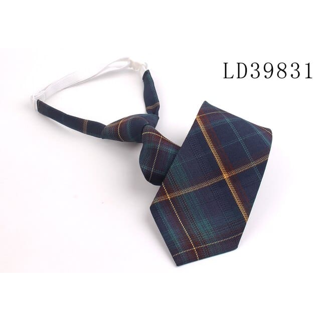 Skinny Casual Plaid Neck Tie MK16994