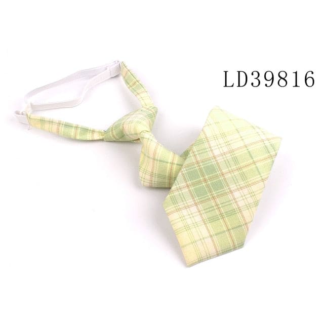 Skinny Casual Plaid Neck Tie MK16994