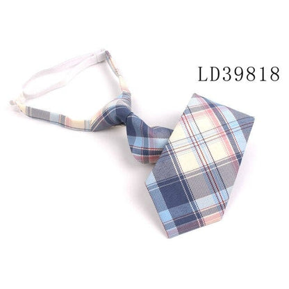 Skinny Casual Plaid Neck Tie MK16994