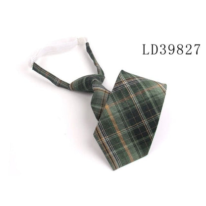 Skinny Casual Plaid Neck Tie MK16994