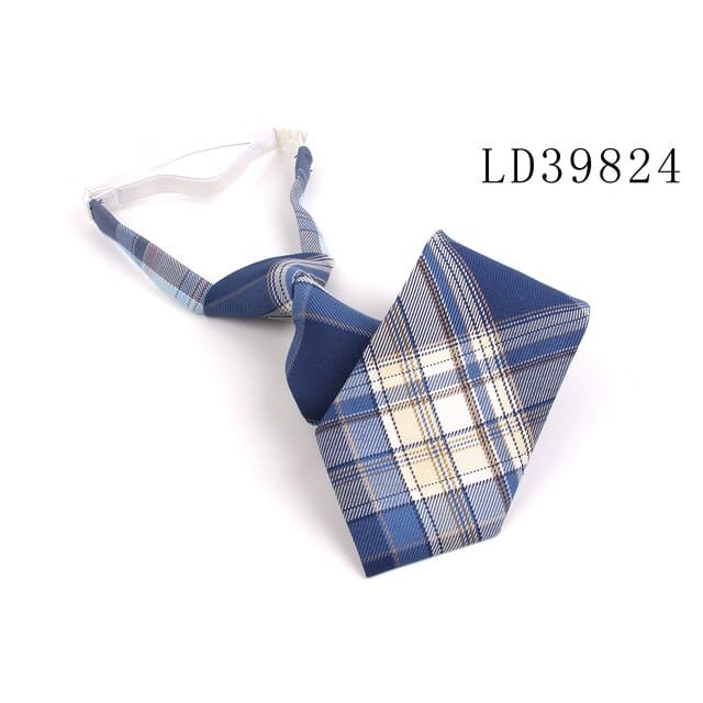 Skinny Casual Plaid Neck Tie MK16994