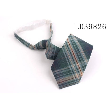 Skinny Casual Plaid Neck Tie MK16994