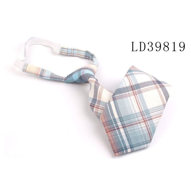 Skinny Casual Plaid Neck Tie MK16994