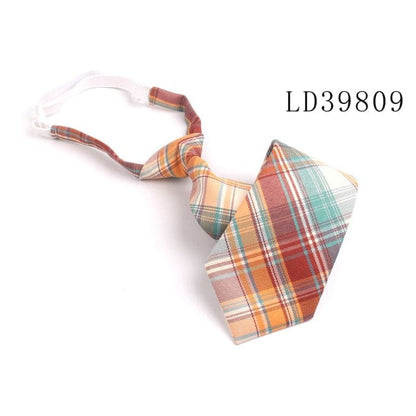 Skinny Casual Plaid Neck Tie MK16994