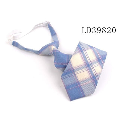 Skinny Casual Plaid Neck Tie MK16994