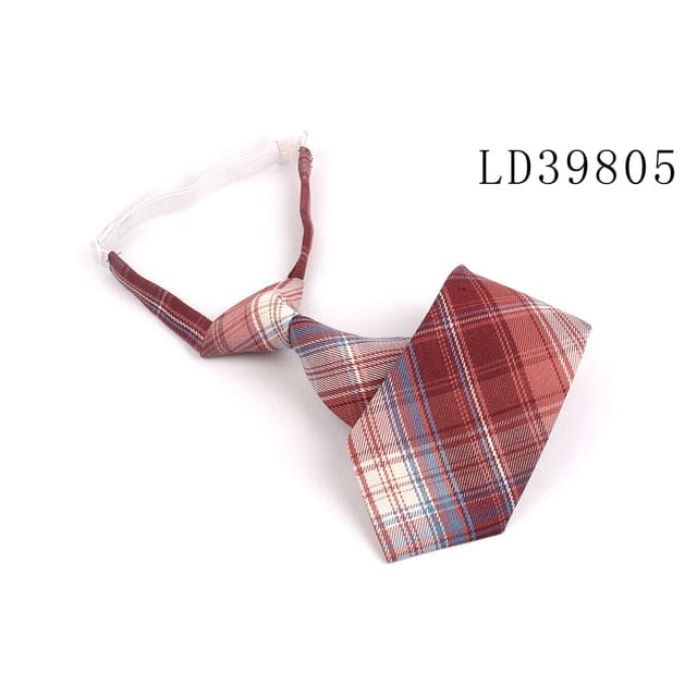 Skinny Casual Plaid Neck Tie MK16994