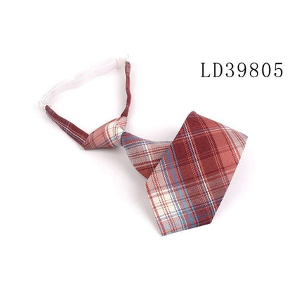 Skinny Casual Plaid Neck Tie MK16994